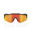 Gafas de sol 100% SPEEDCRAFT XS SOFT TACT BLACK / HIPER RED MULTILAYER MIRROR LENS - Miniatura del producto 1/3