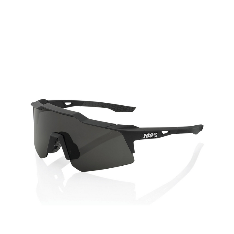 Gafas de sol 100% SPEEDCRAFT XS SOFT TACT BLACK / SMOKE LENS - 2/3