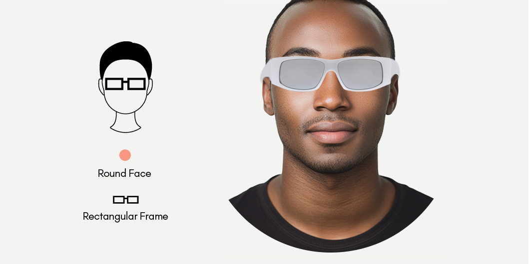rectangular sunglasses for round face