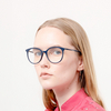 Agaze BATIGNOLLES Eyeglasses 006 blue - product thumbnail 3/7