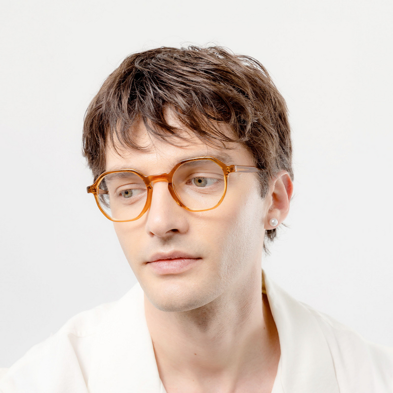 Lunettes de vue Agaze BRYGGEN C003 crystal brown - 3/7