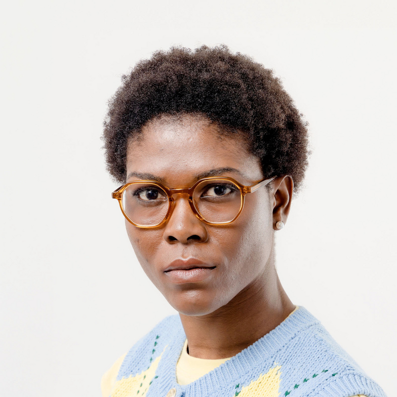 Lunettes de vue Agaze BRYGGEN C003 crystal brown - 4/7