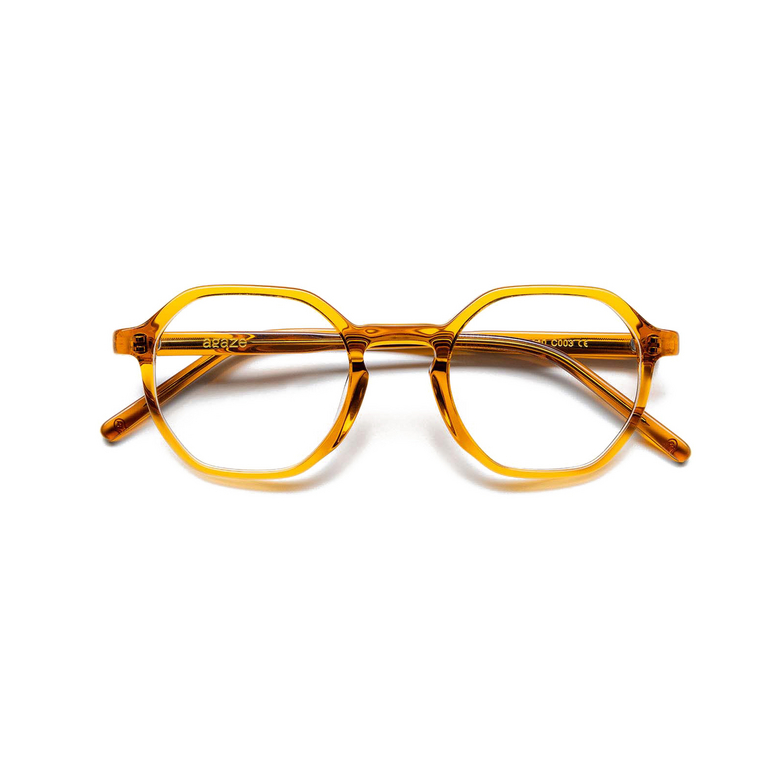 Lunettes de vue Agaze BRYGGEN C003 crystal brown - 6/7