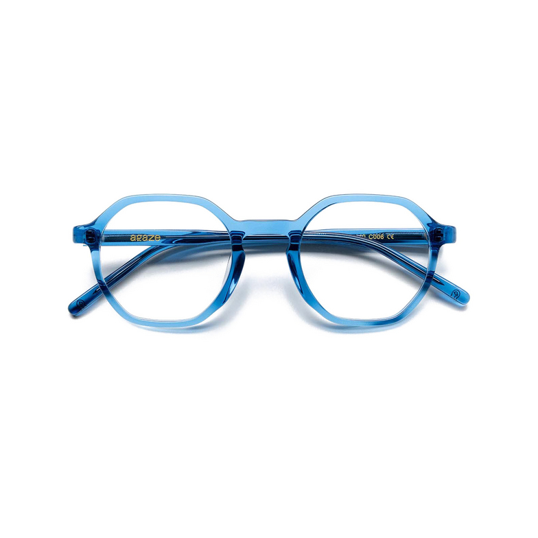 Lunettes de vue Agaze BRYGGEN C006 crystal blue - 6/7