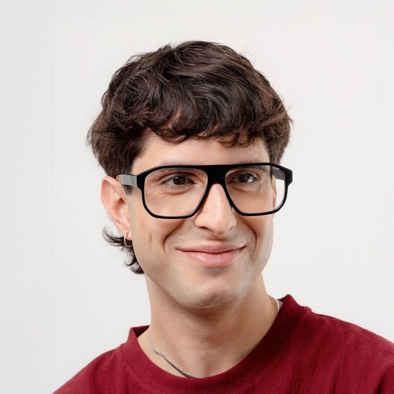Lunettes de vue Agaze DE PIJP 001 black - 3/7