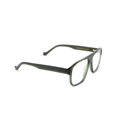 Gafas graduadas Agaze DE PIJP C005 crystal green - Vista tres cuartos