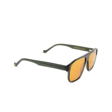 Occhiali da sole Agaze DE PIJP SUN C005 crystal green - tre quarti