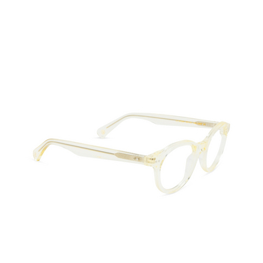 Gafas graduadas Agaze EL BORN C007 crystal yellow - Vista tres cuartos