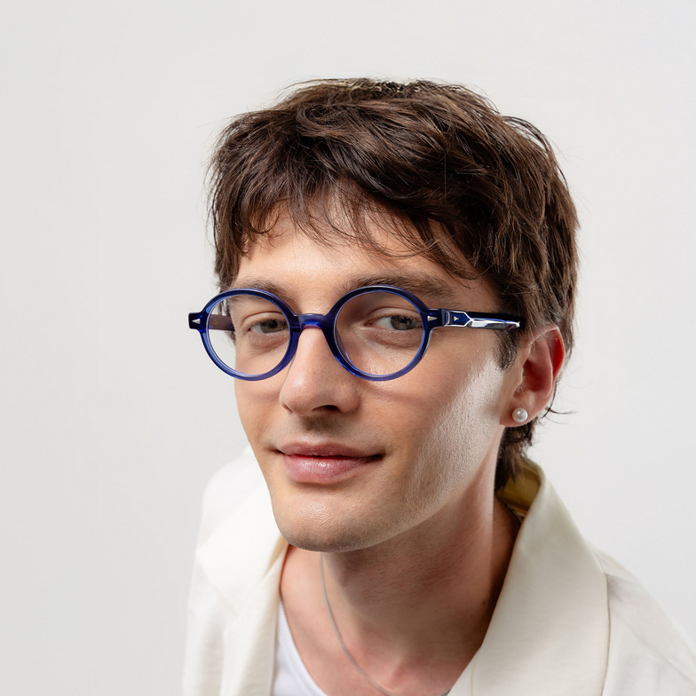 Gafas graduadas Agaze GAKUDAI C006 crystal blue - 3/7