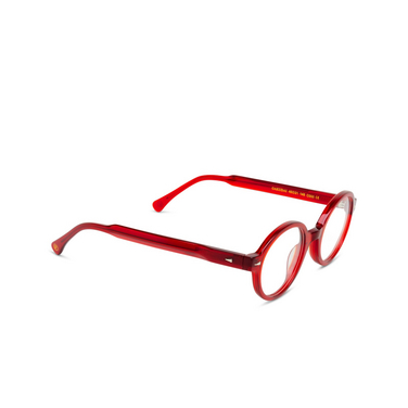 Gafas graduadas Agaze GAKUDAI C008 crystal red - Vista tres cuartos