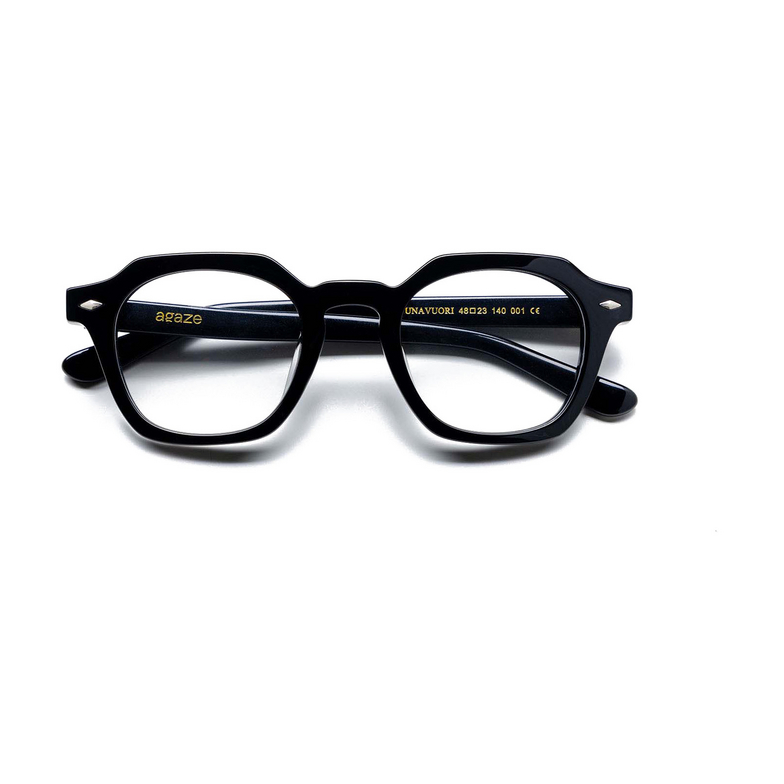 Agaze PUNAVUORI Eyeglasses 001 black - 6/7