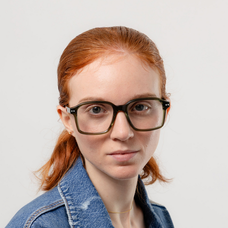 Agaze SAI KUNG Eyeglasses C005 crystal green - 4/7