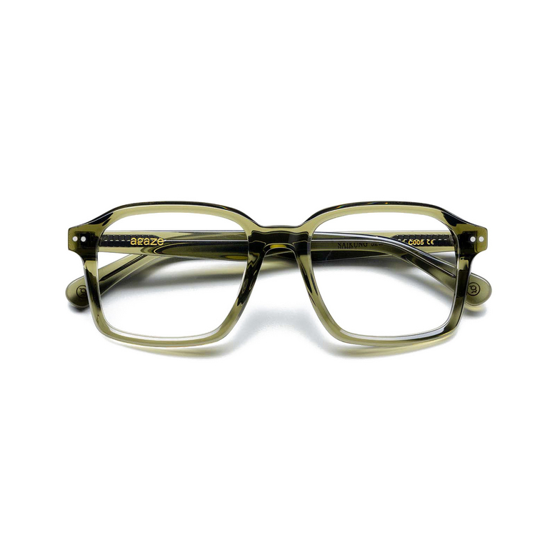 Agaze SAI KUNG Eyeglasses C005 crystal green - 6/7