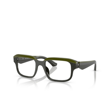 Alain Mikli A03528 Eyeglasses 006 point green / point olive - three-quarters view