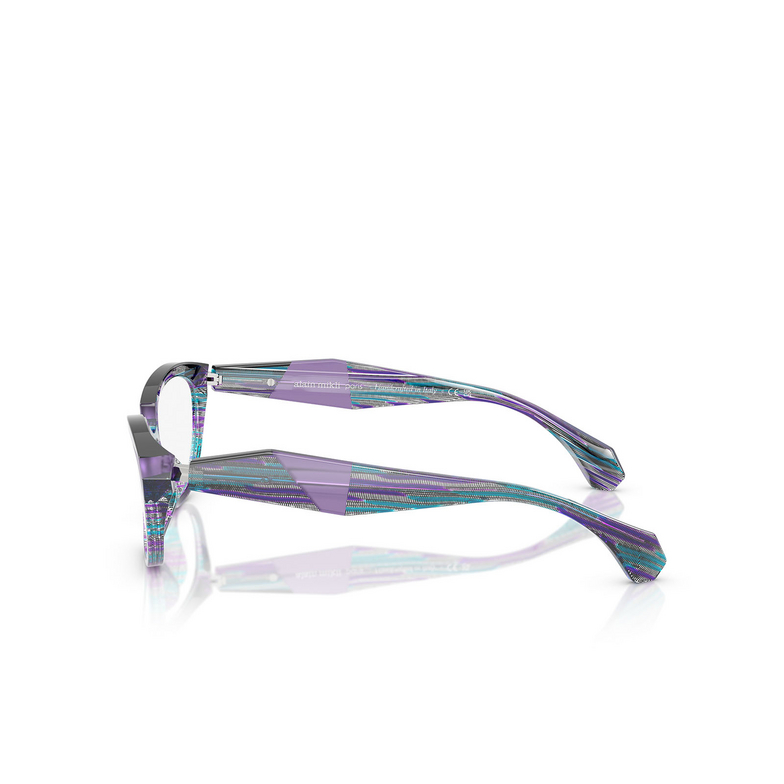 Alain Mikli A03529 Eyeglasses 007 cyberpunk / opal purple / black - 3/3