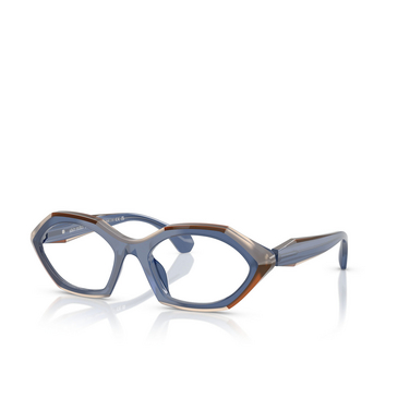 Gafas graduadas Alain Mikli A03530 005 opal blue / brown - Vista tres cuartos