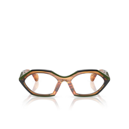 Lunettes de vue Alain Mikli A03530 006 striped havana / green / black