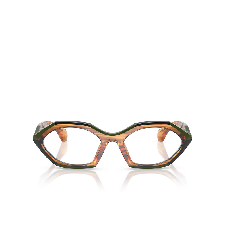 Lunettes de vue Alain Mikli A03530 006 striped havana / green / black - 1/3