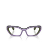 Lunettes de vue Alain Mikli A03531 005 opal purple / green / noir - Vignette du produit 1/3