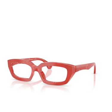 Gafas graduadas Alain Mikli A03536 002 rouge nacree - Vista tres cuartos