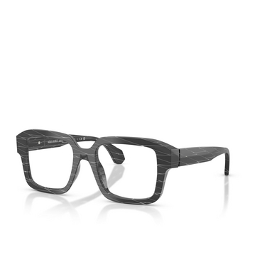 Gafas graduadas Alain Mikli A03538 002 black rhombus - Vista tres cuartos