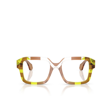 Gafas graduadas Alain Mikli A03538 003 pointille olive - Vista delantera