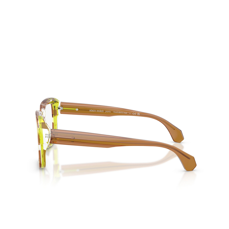 Alain Mikli A03538 Eyeglasses 003 pointille olive - 3/3