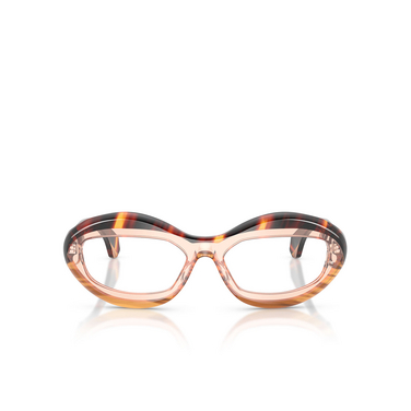 Gafas graduadas Alain Mikli A03539 001 striped havana / peach / havana - Vista delantera
