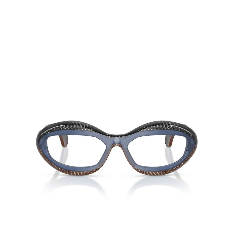 Alain Mikli A03539 Eyeglasses 002 point black / blue / point brown - 1/3