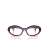 Alain Mikli A03539 Eyeglasses 003 point black / purple - product thumbnail 1/3