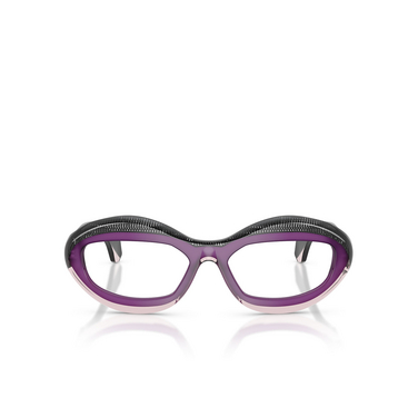 Gafas graduadas Alain Mikli A03539 003 point black / purple - Vista delantera
