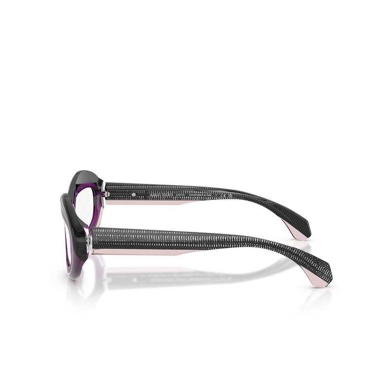 Alain Mikli A03539 Eyeglasses 003 point black / purple - 3/3