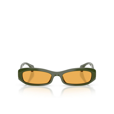 Alain Mikli A05512 Sunglasses 006/N9 solid green - front view