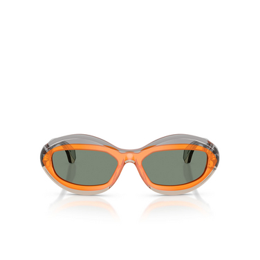 Alain Mikli A05517 Sonnenbrillen 004/3H transparent grey / orange / ostrich - Vorderansicht