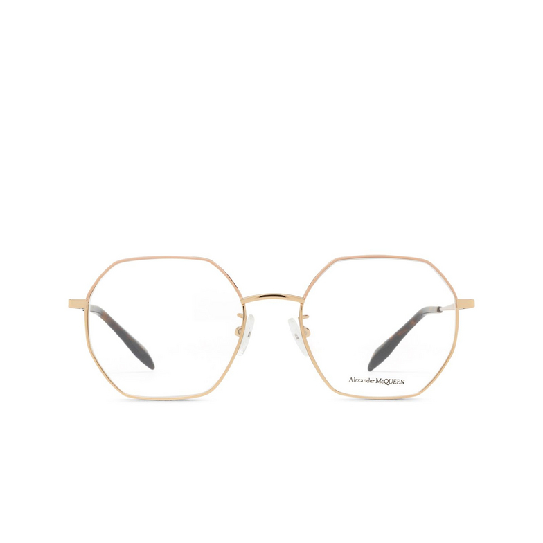 Alexander McQueen AM0338O Korrektionsbrillen 007 gold - 1/4