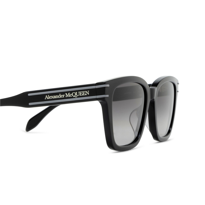 Alexander McQueen AM0399SA Sunglasses 001 black - 3/4