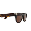 Lunettes de soleil Alexander McQueen AM0439S 003 havana - Vignette du produit 3/4