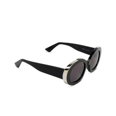 Alexander McQueen AM0445S Sunglasses 001 black - three-quarters view