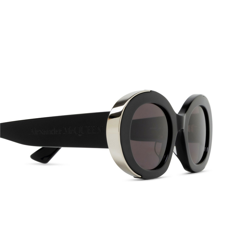 Alexander McQueen AM0445S Sunglasses 001 black - 3/4