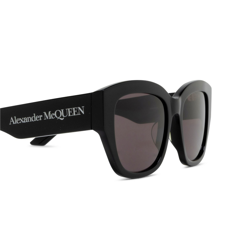 Alexander McQueen AM0451SA Sunglasses 001 black - 3/4