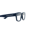 Alexander McQueen AM0454O Eyeglasses 003 blue - product thumbnail 3/4