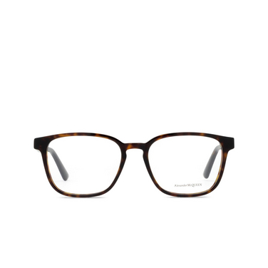 Lunettes de vue Alexander McQueen AM0462O 002 havana - Vue de face