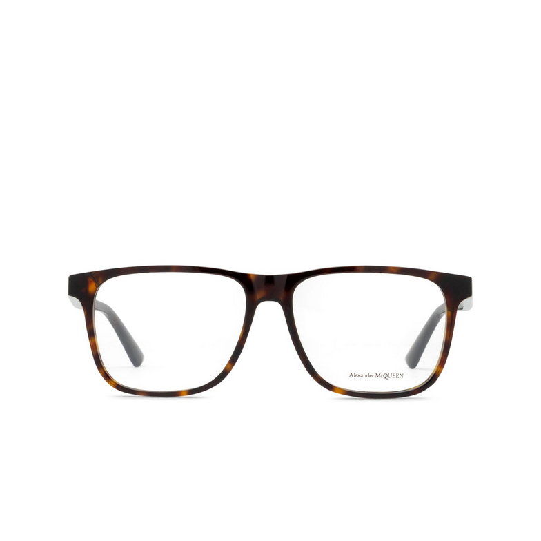 Alexander McQueen AM0463O Eyeglasses 002 havana - 1/4