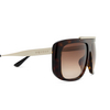 Alexander McQueen AM0492S Sunglasses 003 havana - product thumbnail 3/4