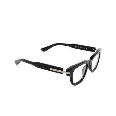 Alexander McQueen AM0497O Eyeglasses 001 black - three-quarters view