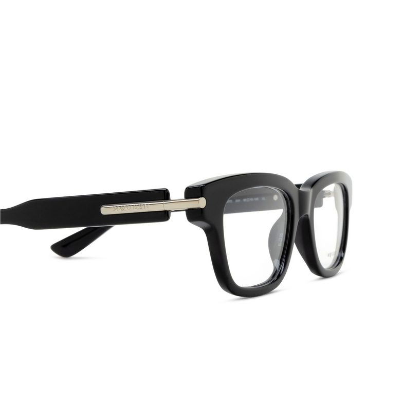 Alexander McQueen AM0497O Eyeglasses 001 black - 3/4