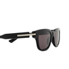 Occhiali da sole Alexander McQueen AM0497S 001 black - anteprima prodotto 3/4