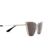 Alexander McQueen AM0501S Sunglasses 001 silver - product thumbnail 3/4