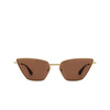 Alexander McQueen AM0501S Sunglasses 002 gold - product thumbnail 1/4