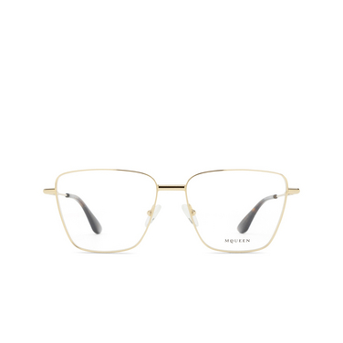 Lunettes de vue Alexander McQueen AM0503O 002 gold - Vue de face